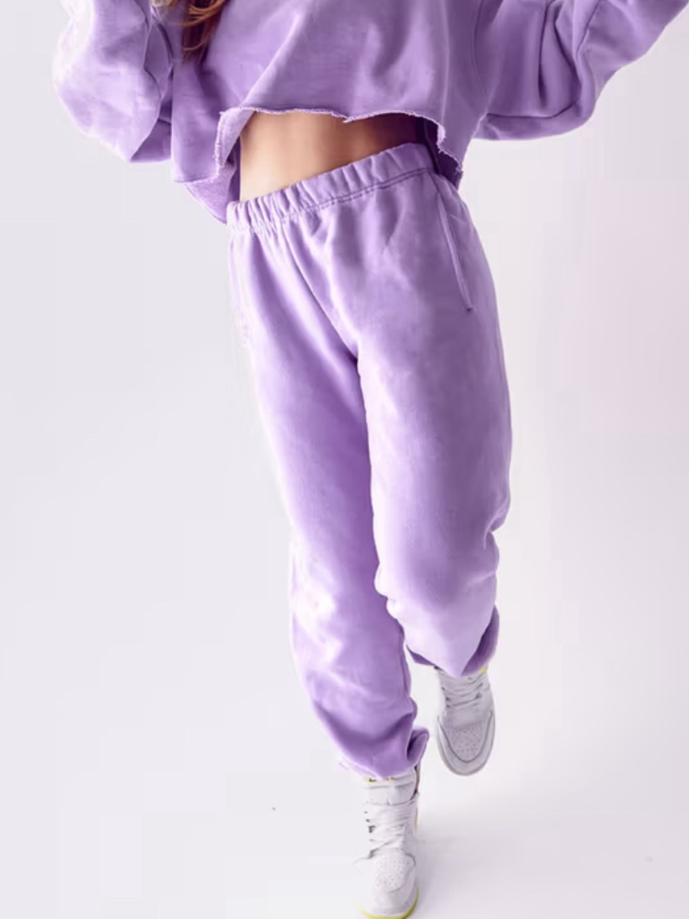 Set Active x Madelyn Cline Purple Sweatpants Size: L